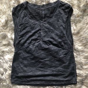Lululemon Gray and Black Shirt